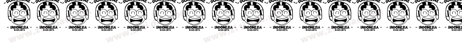 Indonesia Merdeka字体转换